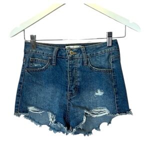 RSQ Women’s Vintage High Rise Button fly Shorts size 23